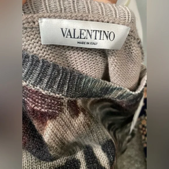 Valentino Tie-Dye Oversize Cashmere Sweater - Picture 9 of 10